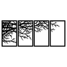 Bare Branch 4-Panel Wall Art