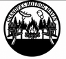 Hotdog Marshmallow Fire Scene Metal Sign