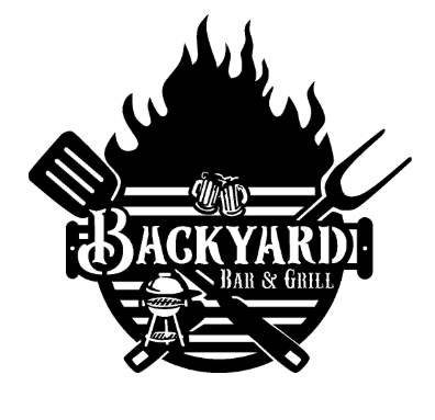 Backyard Bar & Grill Metal Sign