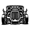Vintage Hot Rod Sign