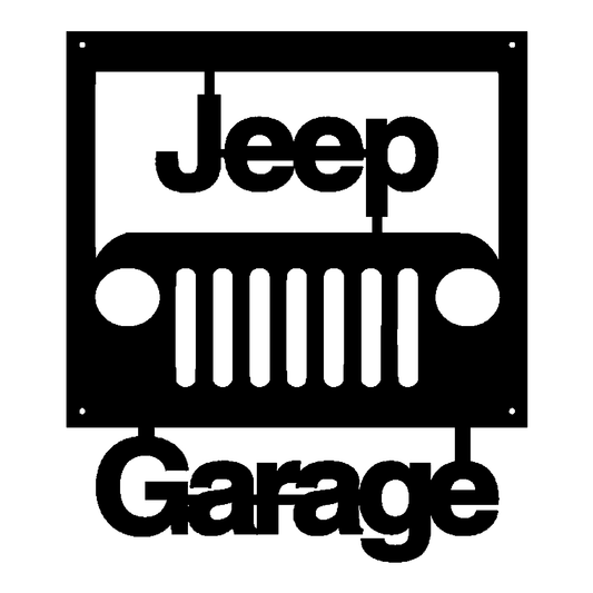 Jeep Garage Metal Sign