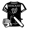 Customized Baseball Player Metal Sign