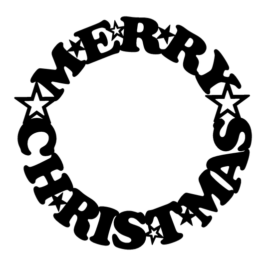 Merry Christmas Metal Sign