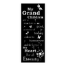 My Grandchildren Metal Sign