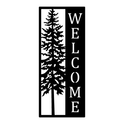 Paige One Pine Welcome — Custom Commission