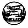 Personalized Float Plane Metal Sign