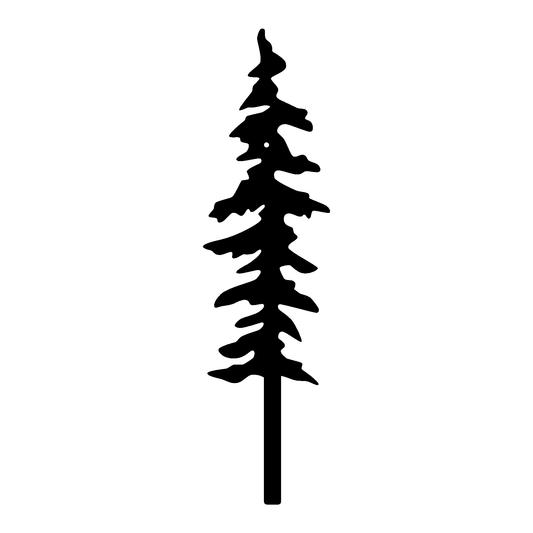 Tree Candle Holder Metal Sign